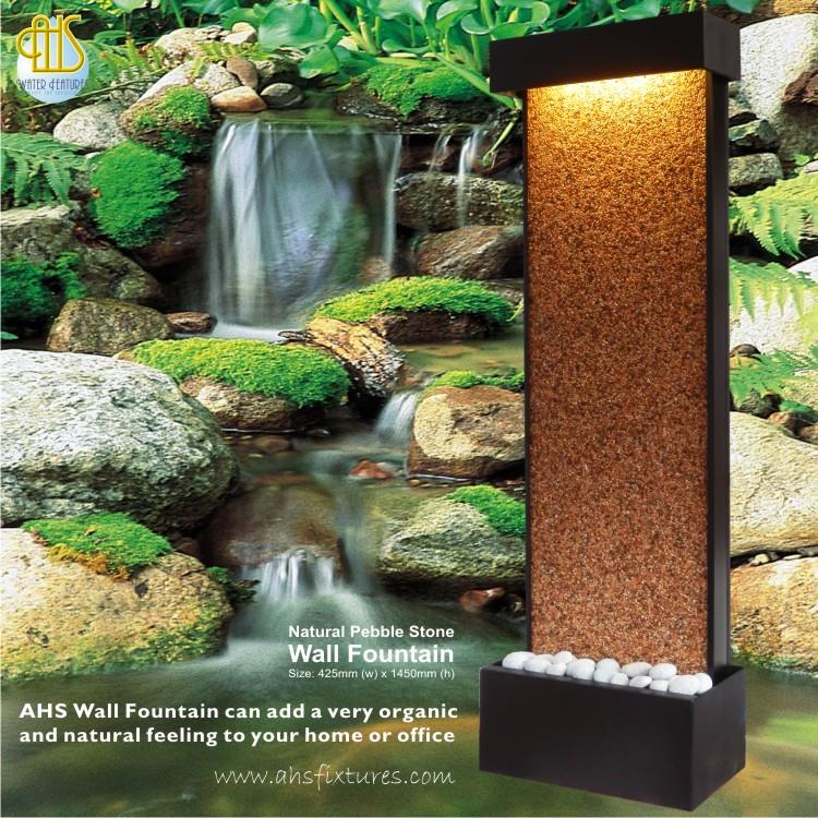 Pebble Stone Wall Fountain Water Features Made In Malaysia